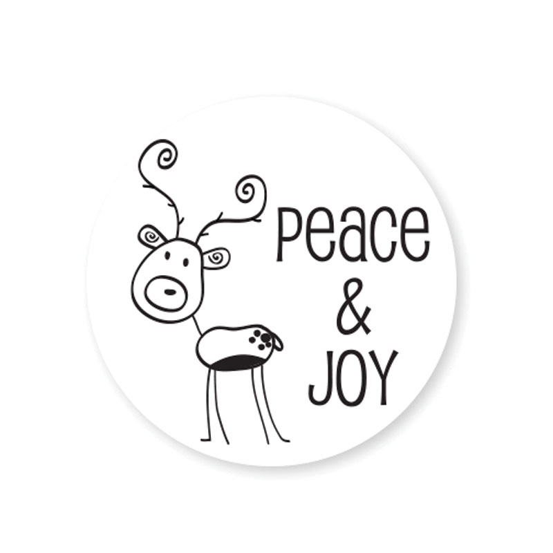 Create holiday cards & crafts w/ your family using our awesome self-inking Reindeer Peace holiday stamp. 11 ink color options. Free shipping over $75!