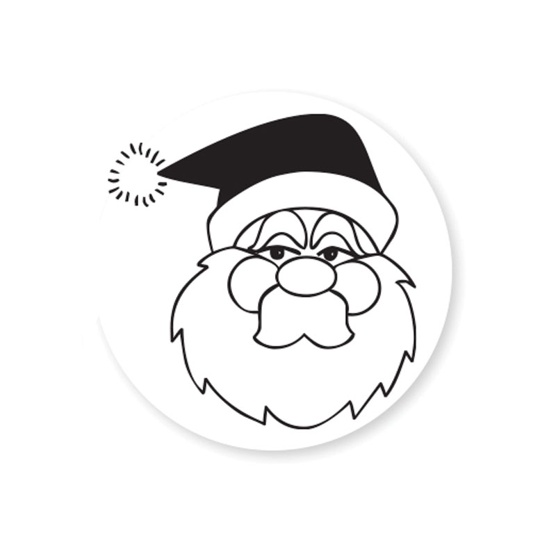 Have a laugh and some fun with our self-inking grumpy Santa round holiday rubber stamp and choose from 11 ink colors, 4 sizes. Orders over $75 ship free!