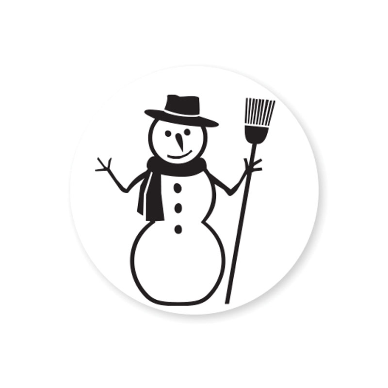 Get creative this season w/ our fun Frosty the Snowman self-inking round holiday rubber stamp. Choose from 11 ink colors & 4 sizes! Orders over $75 ship free!