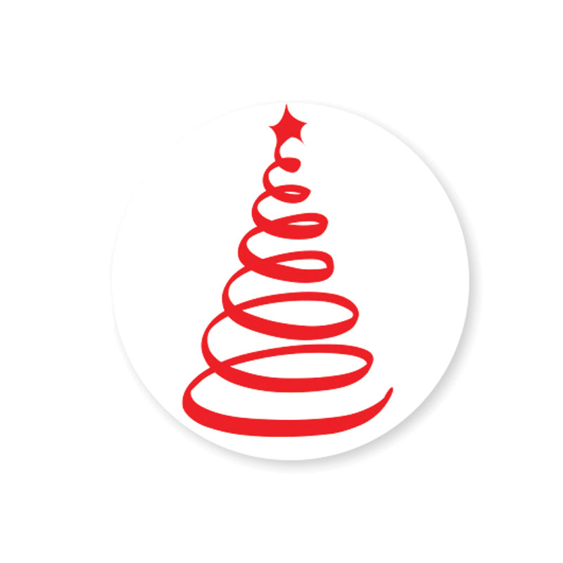 Create you own fun holiday cards and crafts with our self-inking Spiral Tree holiday rubber stamp in your choice of 11 ink colors. Free shipping over $75!