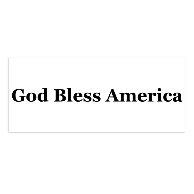 Display patriotism with a God Bless America roman font self-inking stamp. Impression is 7/8" x 2-3/8" and comes in 11 ink colors. Orders over $75 ship free!