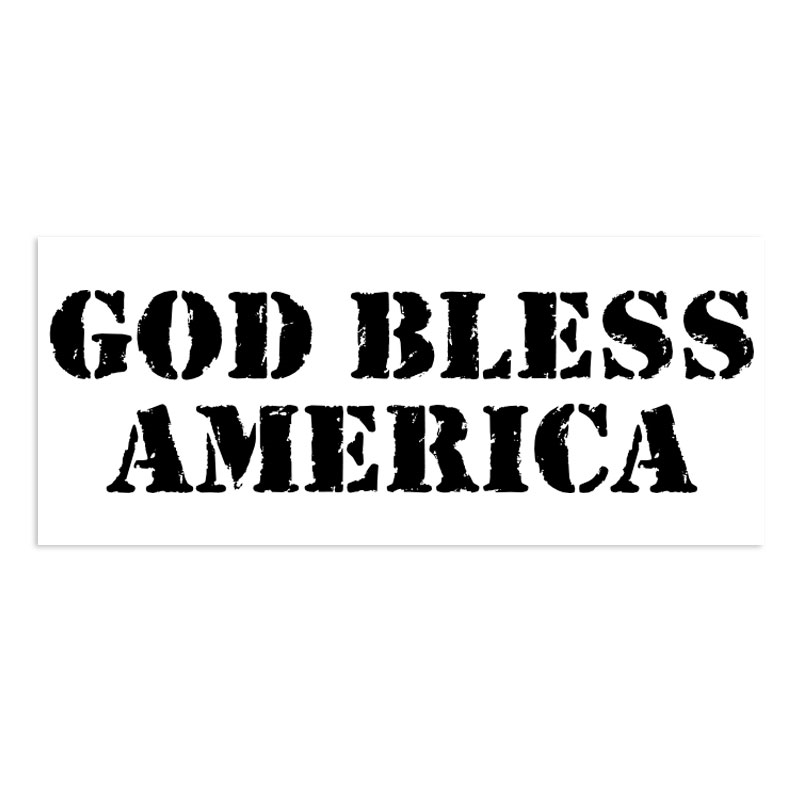 This self-inking stamp reads God Bless America in a stencil font with an impression size of 7/8" x 2-3/8" & comes in 11 ink colors. Orders over $75 ship free!