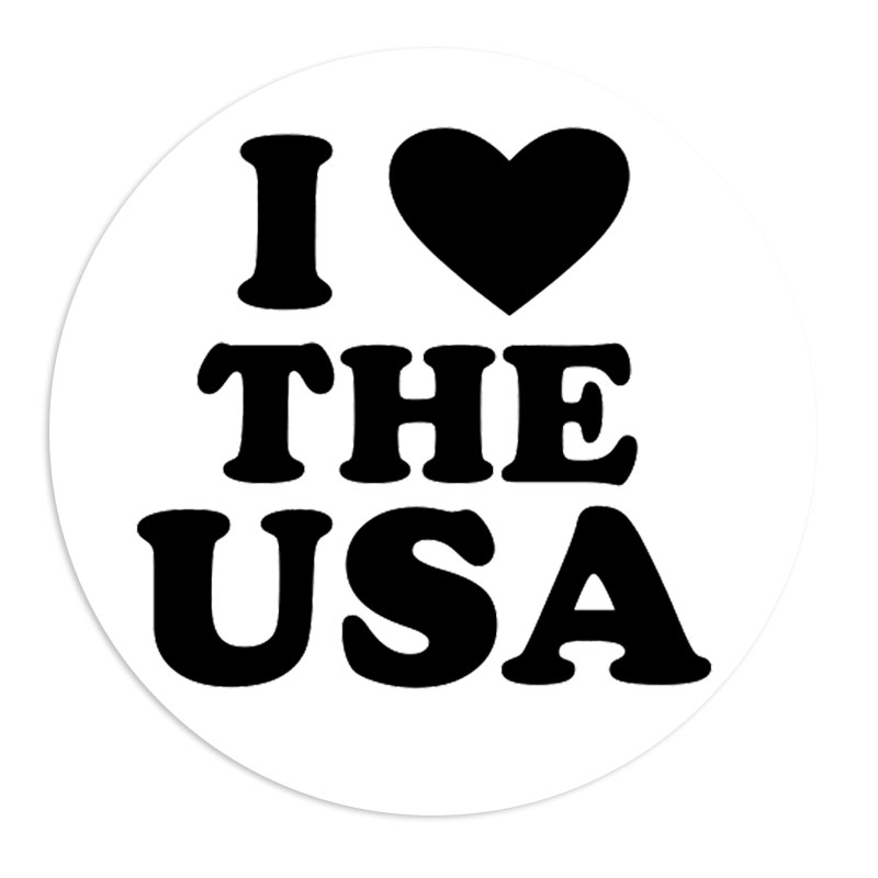 Display your patriotism with this 1-5/8" diameter I HEART THE USA self-inking round stamp. Choose from 11 stunning ink colors. Orders over $75 ship free!