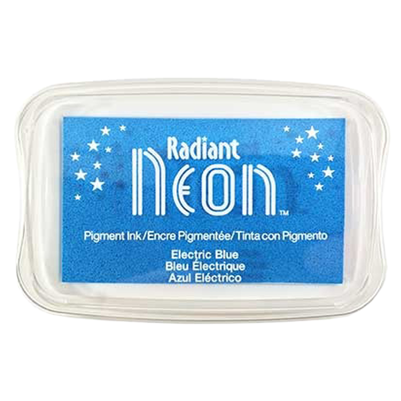 This  1-7/8" x 3" stamp ink pad comes in electric blue and is great for adding vibrant color to your projects. Pigment based. Orders over $75 ship free!