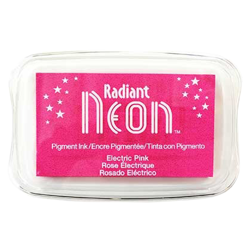 This 1-7/8" x 3" stamp ink pad comes in electric pink and is great for adding vibrant color to your projects. Pigment based. Orders over $75 ship free!