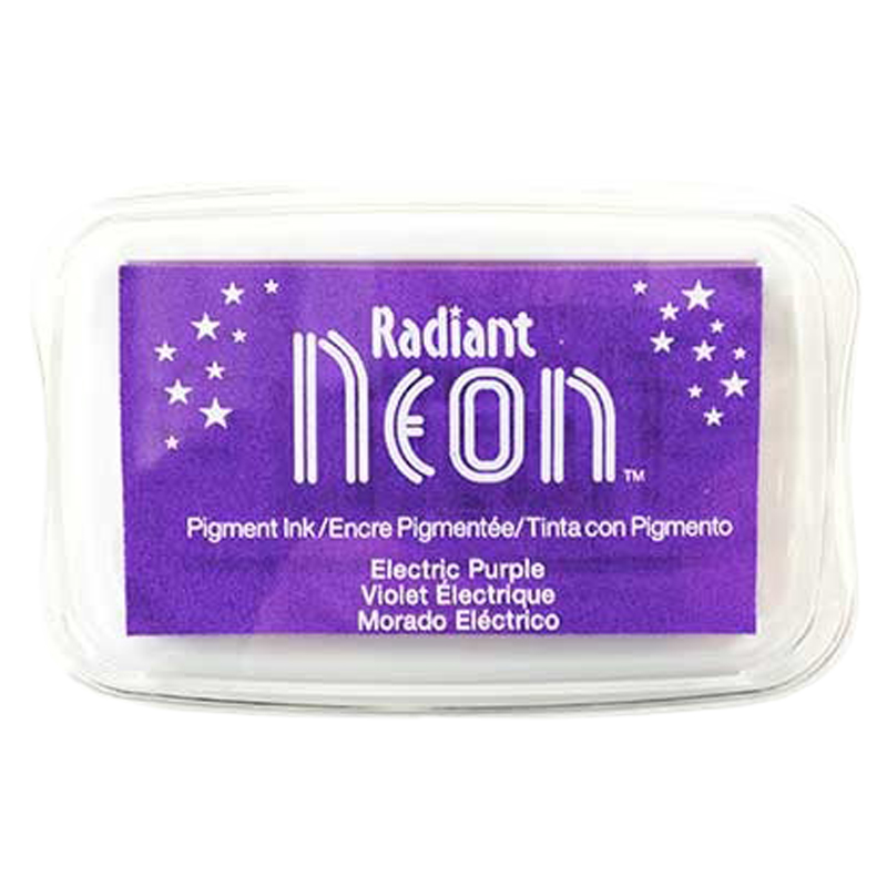 This 1-7/8" x 3" stamp ink pad comes in electric purple and is great for adding vibrant color to your projects. Pigment based. Orders over $75 ship free!