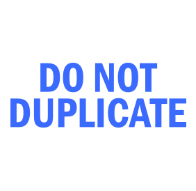 do not duplicate meaning