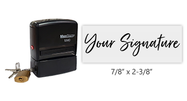 Signature Rubber Stamp 